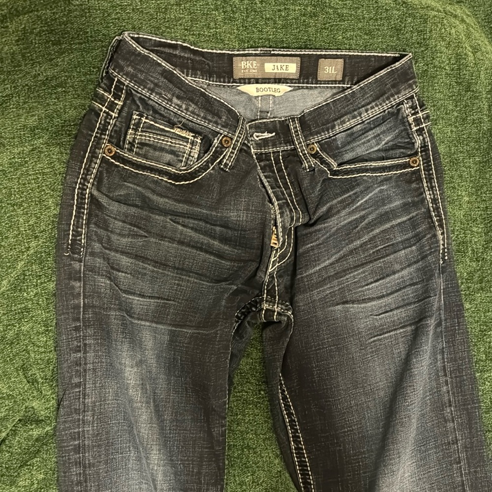 Mens Buckle Jeans